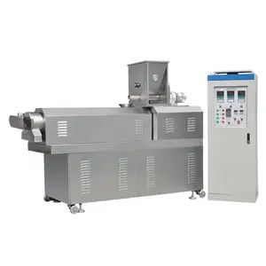 2024 Sunward atualizado extrusora de parafuso duplo 200-250 kg/h fabricantes de máquinas de salgadinhos na China máquina de venda automática de salgadinhos