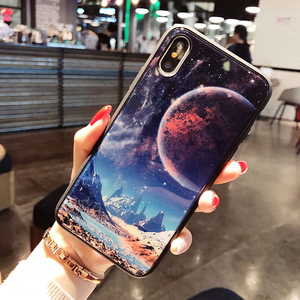 Wholesale High Quality <strong>Tempered</strong> <strong>Glass</strong> Cover for Cell Phone Fashionable Comics PC Phone <strong>Case</strong> for iPhone X 8 7 Plus - Product Image 1