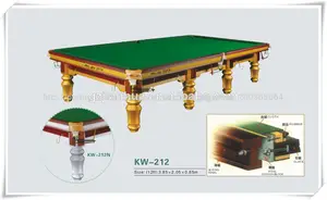 dedicado profissional internacional de jogo 2013 o mais popular e melhor olhando 12ft ardósia carvalho mesa de snooker preço