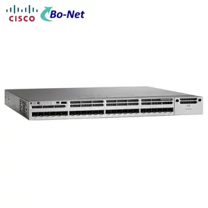 Cisco 3850 24 puertos 10G de fibra interruptor IP servicios WS-C3850-24XS-E mejor vender interruptores marcas