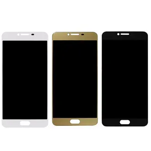 Goud Wit Zwart Smart Telefoon Lcd-scherm Voor Samsung Galaxy C5 C5000, voor Samsung C5 LCD Touch Display Originele