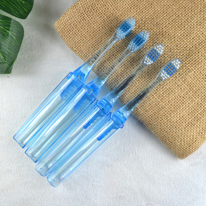 Bleu transparent pas cher <span class=keywords><strong>brosse</strong></span> à dents <span class=keywords><strong>pliable</strong></span> - Product Image 4