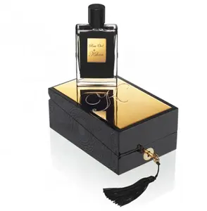 Manufacturer Custom Metal Lid Luxury Perfume Packaging Wood gift Box
