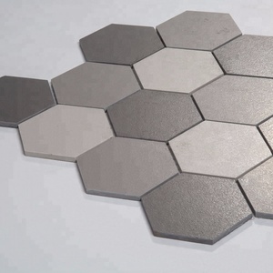 Schomex Vente en gros Meilleures ventes <span class=keywords><strong>Carreaux</strong></span> de mur de salle de bain en céramique gris <span class=keywords><strong>hexagonaux</strong></span> modernes Design <span class=keywords><strong>parquet</strong></span> - Product Image 3