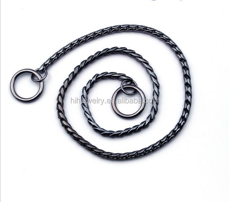 stainless steel dog chain