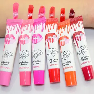 Melason kualitas tinggi Label pribadi 6 warna cangkir anti-lengket grosir lipstik kupas Lipgloss dengan kotak gaya penjualan terbaik