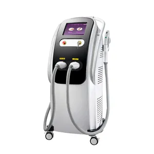 Диодный лазерный эпилятор для удаления волос, вертикальный + IPL аппарат, профессиональное оборудование