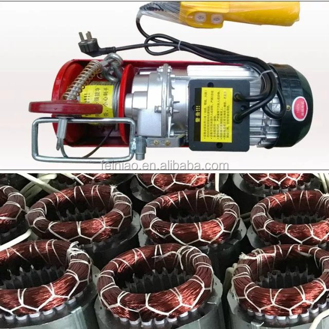 HGS-B Micro Electric Rope Hoist - Durable 220V Construction Lift