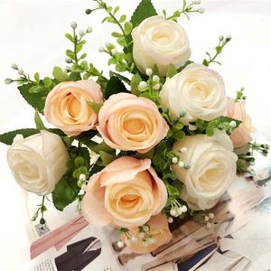 S-1265 Personalizzabile Regalo Fiore di Simulazione Scatola di Lusso Di Seta Artificiale della Rosa Fiore <span class=keywords><strong>Bouquet</strong></span> Decorazione di Cerimonia Nuziale <span class=keywords><strong>Bouquet</strong></span> - Product Image 5