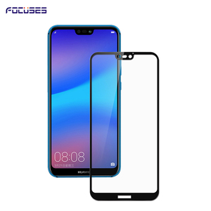 Fábrica <span class=keywords><strong>2</strong></span>.5D pegamento completo Protector de pantalla de vidrio templado película frontal negro para Huawei P20 Pro - Product Image 1