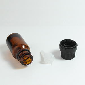 Flacone in Vetro da 10 ml con Tappo Antimanomissione e Sicurezza Bambini, Ambra, per Crema Cosmetica, Stampa Serigrafica, Tappo <span class=keywords><strong>a</strong></span> Vite per Cura Personale, Compatibile - Product Image 4