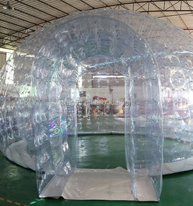 Maison gonflable portative de dôme de football de <span class=keywords><strong>bulle</strong></span> de 4m de diamètre, tente gonflable extérieure de pièce de forme de football pour la partie - Product Image 5