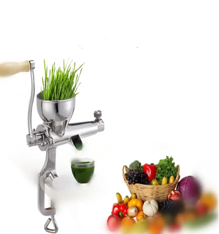 経済的なハンドクランク野菜と果物のジューサー/小麦草ジューサー