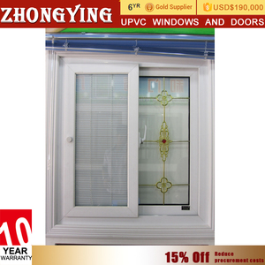 UPVC Chất Liệu Nhà Vệ Sinh U Hồ Sơ Ổn Định Cửa Kính Khung Lều Cửa Sổ Và Khóa Kéo Nhựa <span class=keywords><strong>PVC</strong></span> Trượt Cửa Sổ - Product Image 6