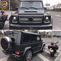适用于Ben-z w463g旅行车AMG G63 G65的MS风格全宽车身套件改款保险杠
