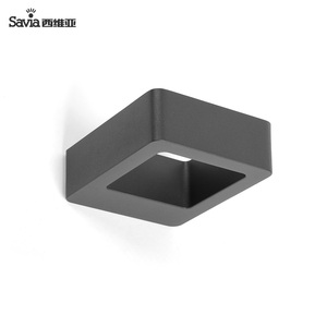 Savia luci da giardino <span class=keywords><strong>in</strong></span> alluminio LED 7W impermeabile IP44 dark gery applique da parete per esterni per porta d'ingresso patio terrazza corridoio - Product Image 4