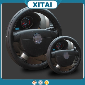 XITAI Mejor <span class=keywords><strong>precio</strong></span> uso negro lether cubierta del volante de <span class=keywords><strong>cuatro</strong></span> <span class=keywords><strong>estaciones</strong></span> - Product Image 6