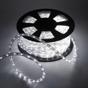 220V white colour Round 2 wires 13mm Led Rope Light