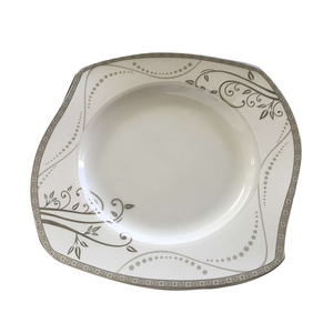 Set da Pranzo in <span class=keywords><strong>Ceramica</strong></span> Stile Egiziano Classico 125 Pezzi, Forma a S Quadrata, Porcellana <span class=keywords><strong>Turca</strong></span> - Product Image 4