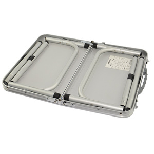 Tavolo Pieghevole Quadrato in Alluminio 60x40, Portatile per Picnic, Viaggi e Formazione - Product Image 4