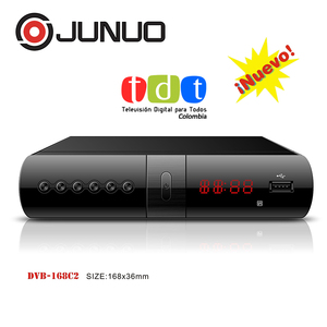 Fábrica HD DVB-T2 TV receptor <span class=keywords><strong>TDT</strong></span> <span class=keywords><strong>decodificador</strong></span> para Colombia con WiFi YouTube - Product Image 1