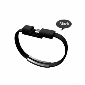 Bracelet Wristband USB Charging Cable For Iphone Charger Cable Keychain