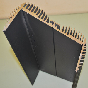CNC đấm tản nhiệt nhôm ép đùn hồ sơ nhà máy, sơn tĩnh điện anodized đen bạc nhôm tản nhiệt tấm pin mặt trời - Product Image 5