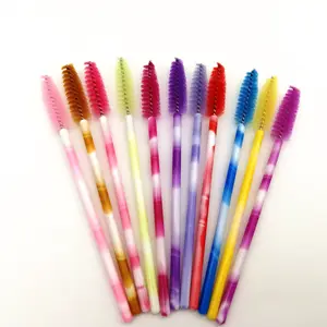 Colorato lash brush wand per estensione del ciglio mascara pennelli