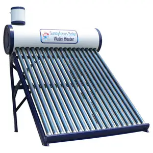 Unpressurized Pressure and Evacuated Tube Type Heaters Solar Water
