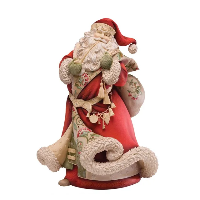 Amerikaanse Buiten Tuinieren Hars Ambachten Ornamenten Santa Claus Woonaccessoires Tuin Balkon Lay-Out Patio Decoratie