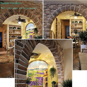 Ngưng Trang Trí Biệt Thự 3D Bên Ngoài Gạch Gốm Tường <span class=keywords><strong>Tunisia</strong></span> Ngoài Trời Carreaux Gạch Ốp Tường Gốm - Product Image 3