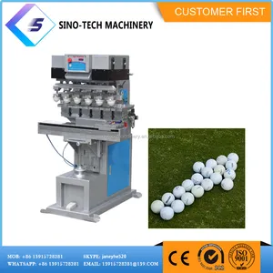 Tecnologia qualificados semi automática da tela multi cor máquina de impressão da bola de golfe