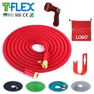 Magic expandible latex flexible elastico encogimiento <span class=keywords><strong>manguera</strong></span> de <span class=keywords><strong>jardin</strong></span> <span class=keywords><strong>para</strong></span> América 50ft anaconda Azul expandible agua manguer - Product Image 3