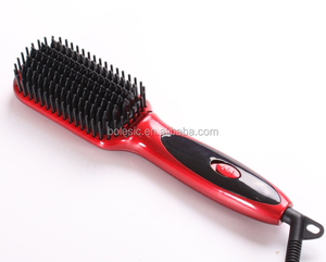 Alibaba 2016 Top qualité plat fers fer à vapeur de gros numérique brosse à cheveux redresseur lcd avec <span class=keywords><strong>la</strong></span> certification ce - Product Image 4