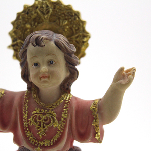 Résine Catholique Religieux Art Décor Blanc Or Divin Bébé Jésus Divino Nino Statue Figurines Résine Cadeau - Product Image 5