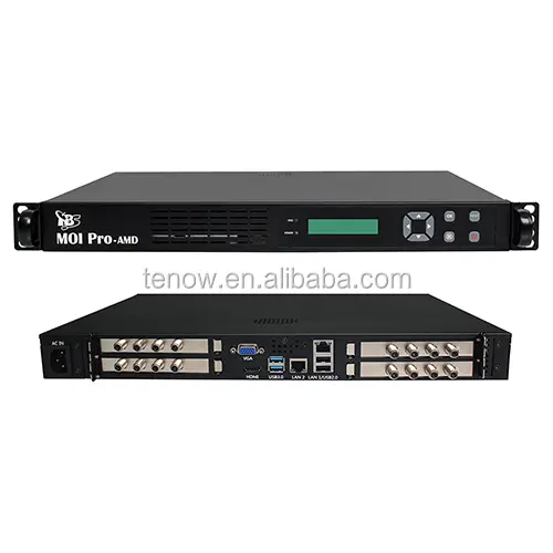 TBS 2951 Server Streaming IPTV Profesional, dengan 4 Buah Kartu Tuner Octa DVB-S2 Hd Iptv Server Linx