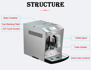 Totalmente automático negro y <span class=keywords><strong>plata</strong></span> espresso <span class=keywords><strong>la</strong></span> máquina <span class=keywords><strong>de</strong></span> café - Product Image 5