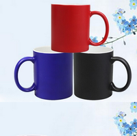 Tasse à café à sublimation changeante de couleur 11oz de qualité supérieure avec couleur mate