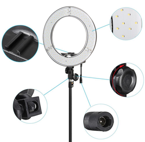 Lampe annulaire photographique 12 pouces 40W 5500K 180 LED à intensité variable pour appareil photo, téléphone, vidéo, <span class=keywords><strong>avec</strong></span> trépied et déclencheur - Product Image 2