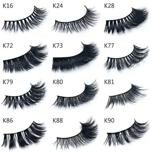 High Quality False Eyelash Private Label Mink Eyelash 3D Mink Lashes Vendor