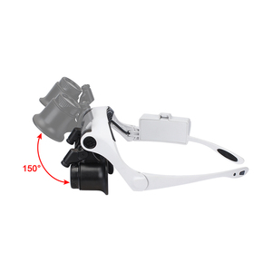 BM-MG3025 2 LED 10X 15X 20X 25X Double Eye Head สวมใส่แว่นขยาย Jeweler นาฬิกาแว่นขยายแว่นขยาย Loupe - Product Image 4