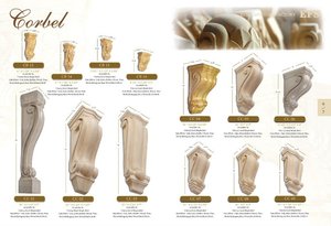 Korbel Kayu Klasik Antik Ukiran Tangan, Dekorasi Eksterior Floating Braket Rak Penyangga Kayu <span class=keywords><strong>Corbel</strong></span> - Product Image 6