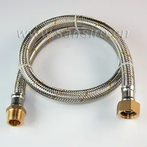 Chilena fio de aço inoxidável flexível trançado com tubo interno nbr