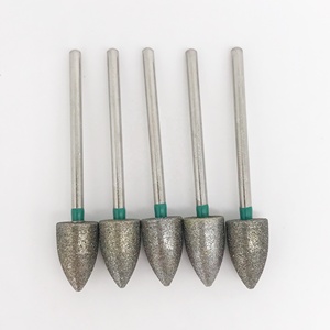 A forma di albero a forma di albero in acciaio inossidabile dentario diamantata pedicure callo per rimuovere la punta del trapano - Product Image 2