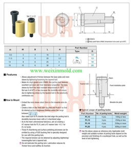 Herramienta de Fabricación de Precisión Esencial, Bloqueo de Separación <span class=keywords><strong>PL</strong></span> para Moldes - Product Image 6