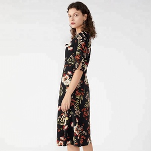 Maxi impreso Casual Kitenge diseños suelto cuello en V venta al por mayor <span class=keywords><strong>de</strong></span> las <span class=keywords><strong>mujeres</strong></span> <span class=keywords><strong>africanas</strong></span> vestido bohemio - Product Image 4