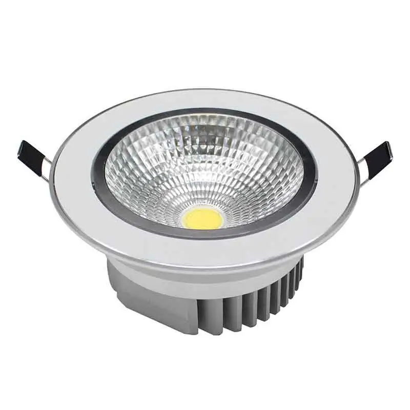 Alüminyum AC220V gömme Spot ışık 2835 lamba 18W 15W 12W 9W 7W 5W 3W LED yuvarlak Panel tavan lambası