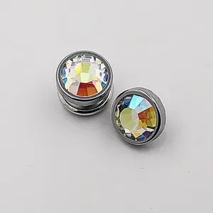 2019 Fashion Trend 8.7Mm Glas Strass Studs Voor Kleding En Lederen