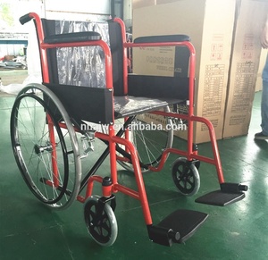 Foshan Nanhai <span class=keywords><strong>Anjian</strong></span> Economic 24X1-3/8 Silla de ruedas manual con estructura de acero - Product Image 4