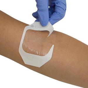 Pembalut Luka Transparan EOS Advanced Securement Dressing untuk Kanula IV & Pembalut Luka dengan Bingkai Kertas Transparan yang Aman untuk IV Pakaian - Product Image 3